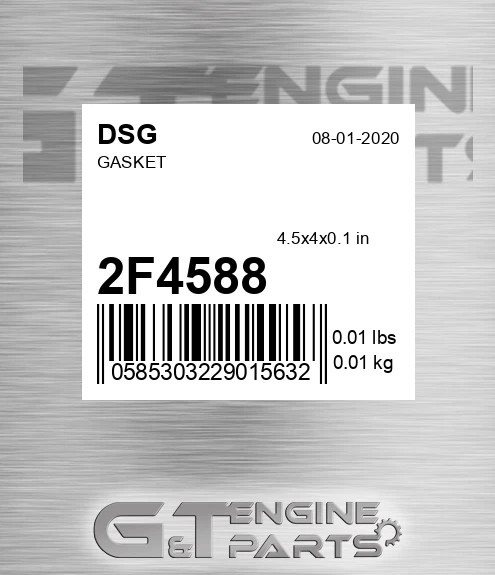 2F4588 DSG Gasket