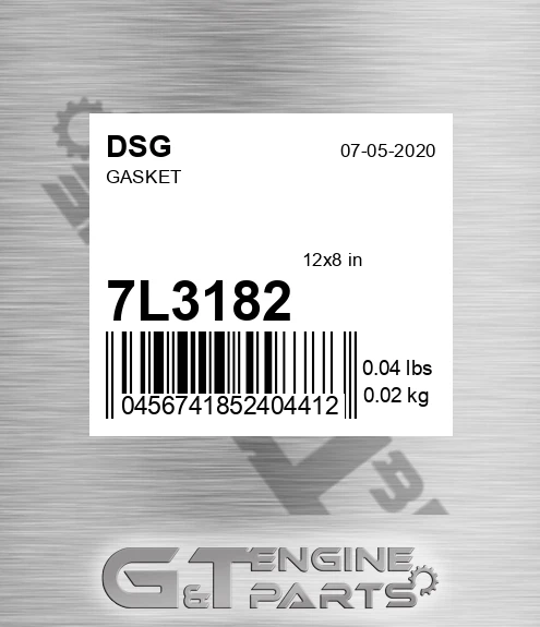 7L3182 Gasket