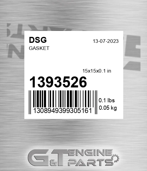 1393526 DSG Gasket