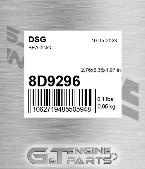 8D9296 DSG Bearing
