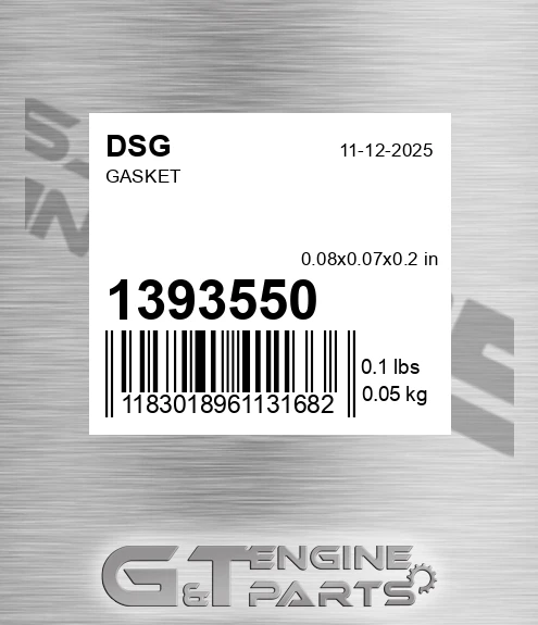 1393550 DSG Gasket
