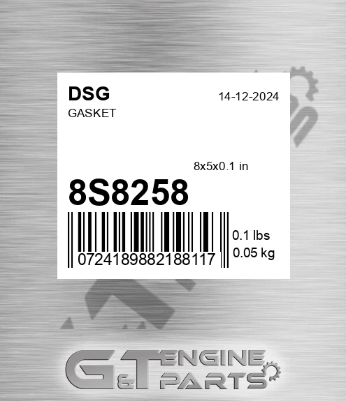 8S8258 Gasket