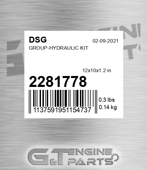 2281778 Group-hydraulic Kit