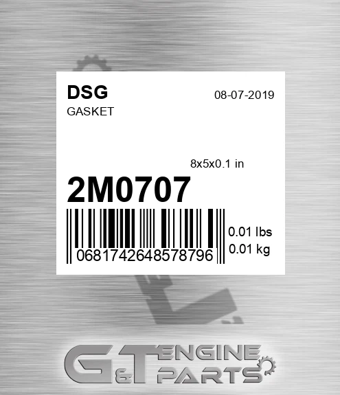 2M0707 Gasket