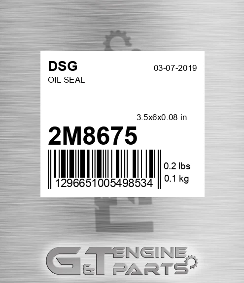 2M8675 Oil Seal