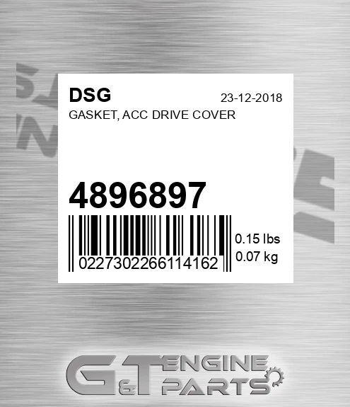 4896897 Gasket, Acc Drive Cover