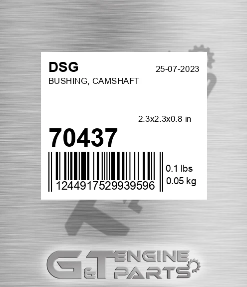 70437 DSG Bushing, Camshaft