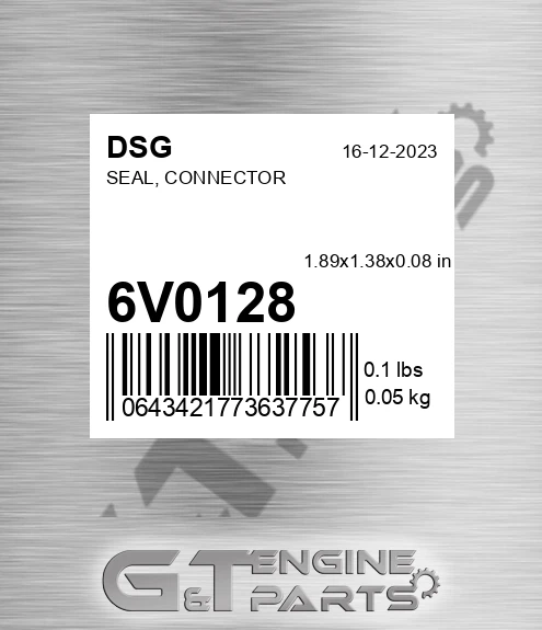 6V0128 Seal, Connector