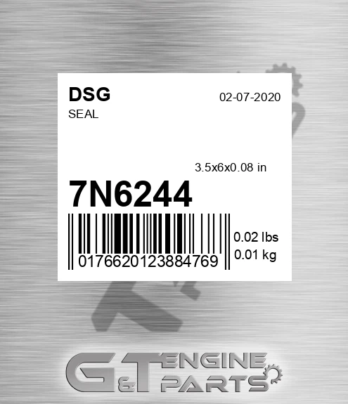 7N6244 DSG Seal