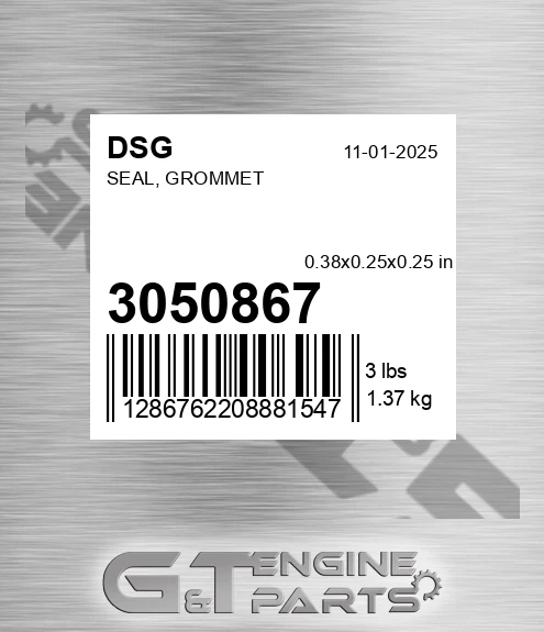 3050867 DSG Seal, Grommet
