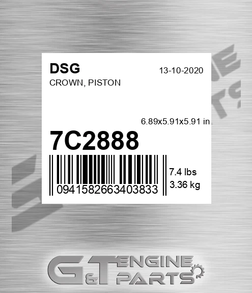 7C2888 DSG Crown, Piston