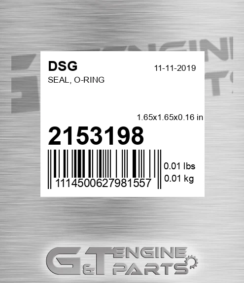 2153198 DSG Seal, O-ring