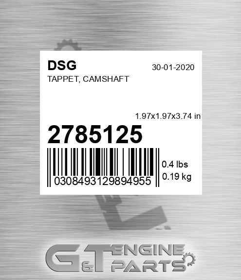 2785125 Tappet, Camshaft