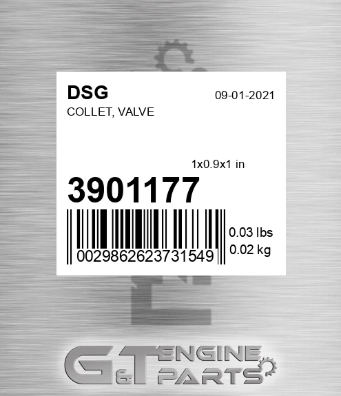 3901177 DSG Collet, Valve