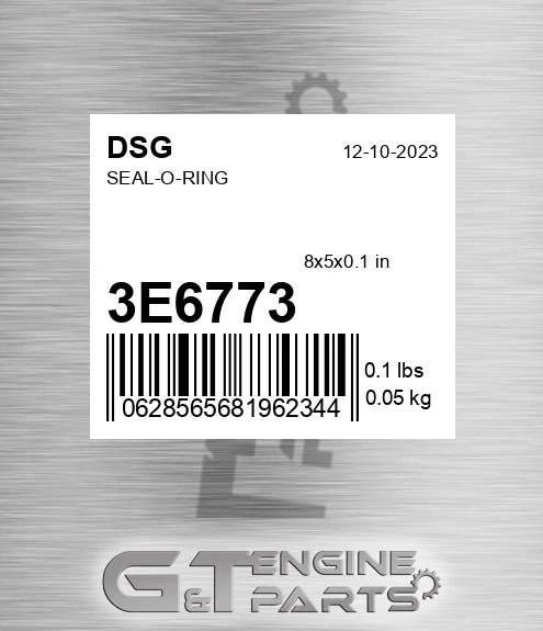 3E6773 DSG Seal-o-ring