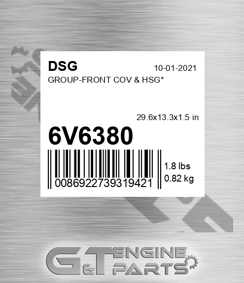 6V6380 Group-front Cov & Hsg*