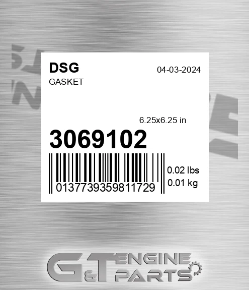 3069102 Gasket