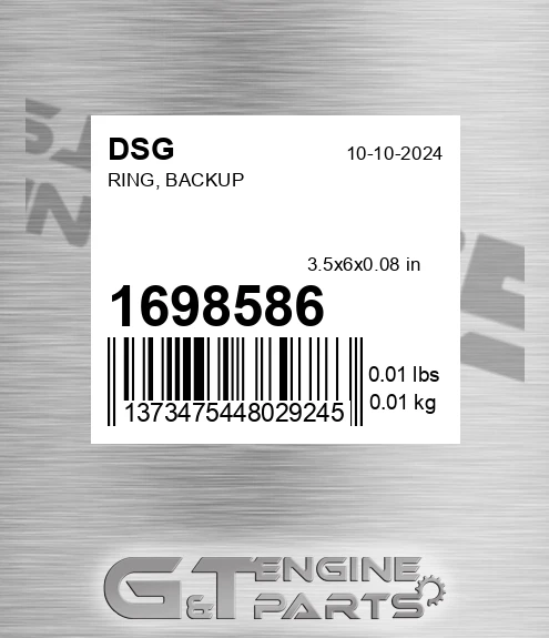 1698586 DSG Ring, Backup