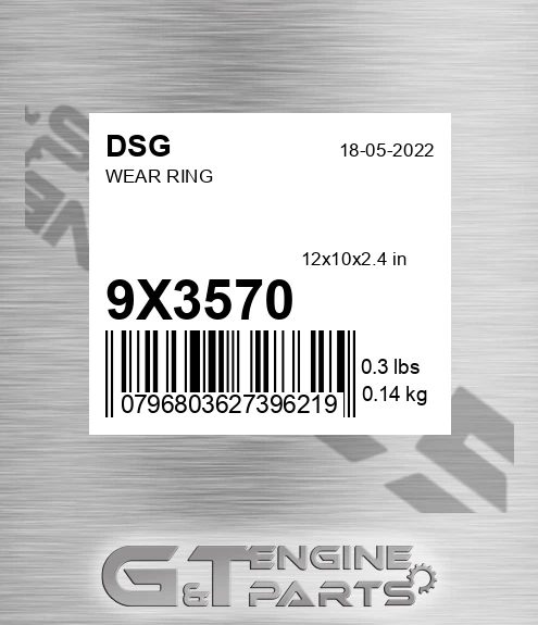 9X3570 Wear Ring
