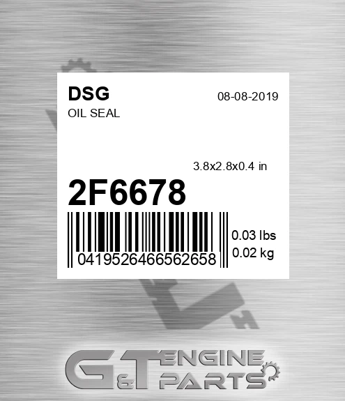 2F6678 Oil Seal