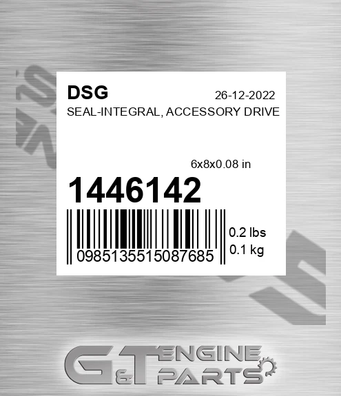 1446142 Seal-integral, Accessory Drive