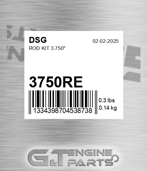 3750RE Rod Kit 3.750''