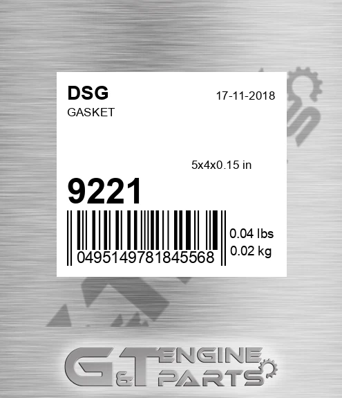 9221 Gasket