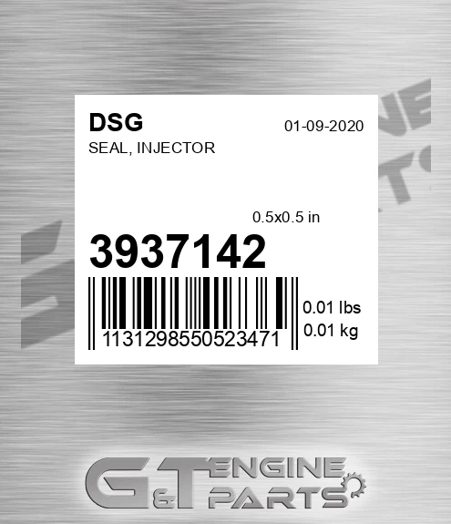 3937142 Seal, Injector