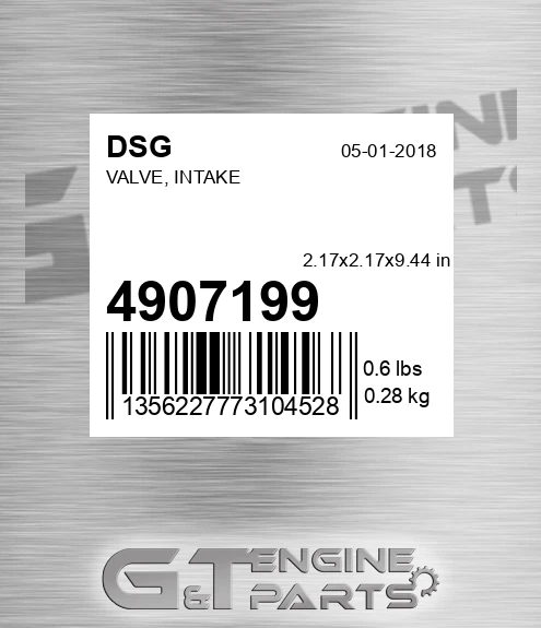 4907199 DSG Valve, Intake