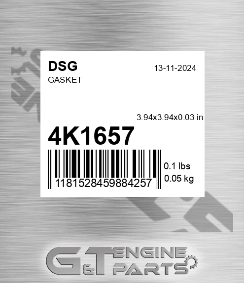 4K1657 Gasket