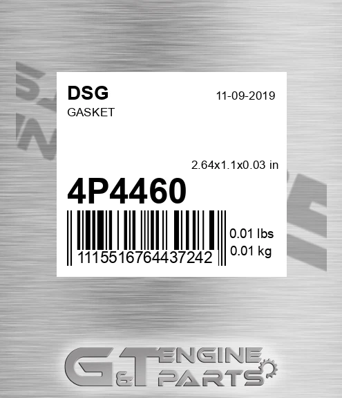 4P4460 Gasket