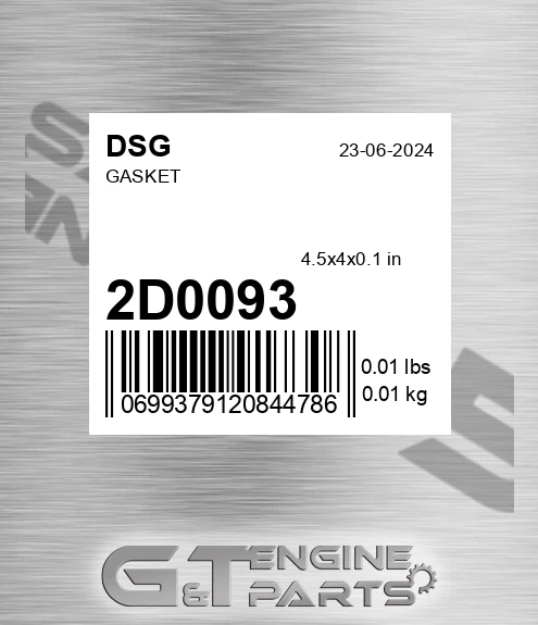 2D0093 Gasket