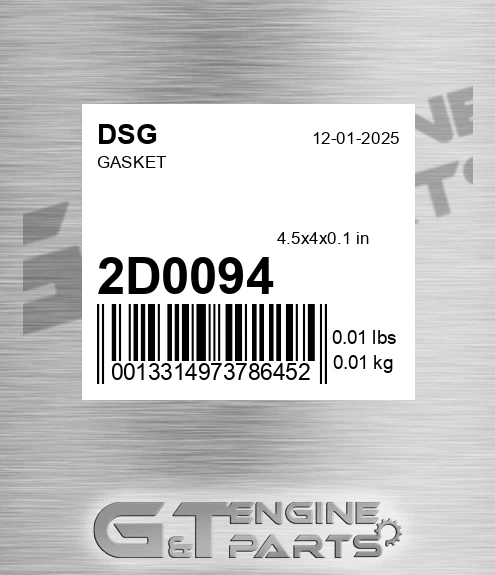 2D0094 Gasket