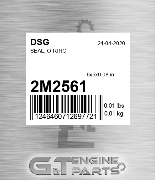 2M2561 Seal, O-ring