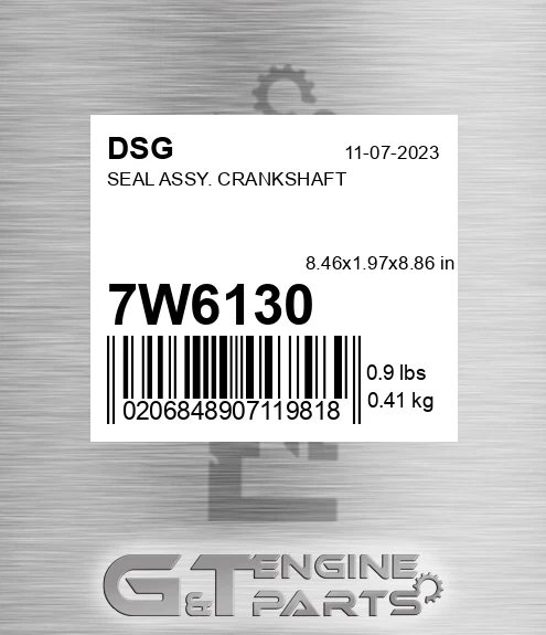 7W6130 DSG Seal Assy. Crankshaft