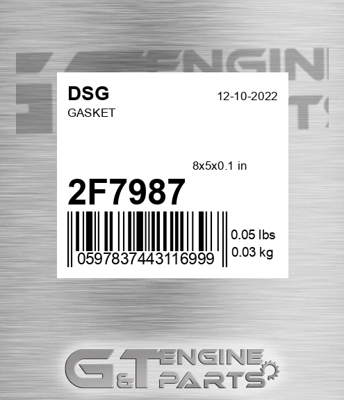 2F7987 Gasket