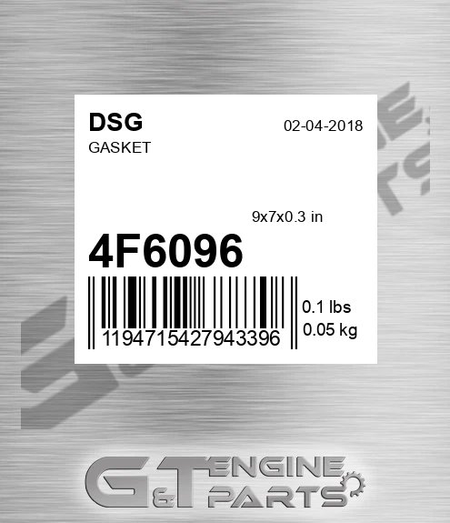 4F6096 Gasket
