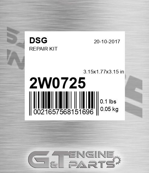 2W0725 Repair Kit