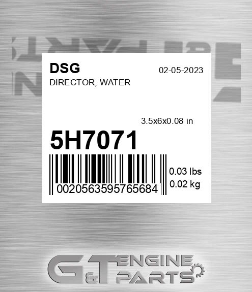 5H7071 Director, Water
