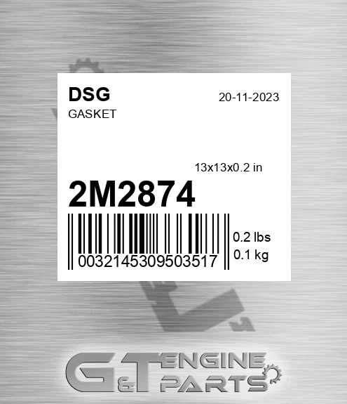 2M2874 Gasket