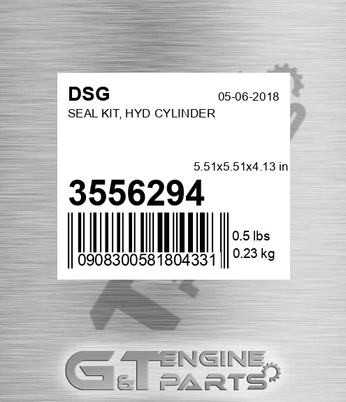 3556294 Seal Kit, Hyd Cylinder