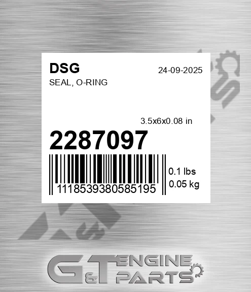 2287097 DSG Seal, O-ring