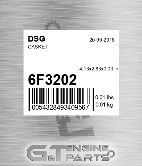 6F3202 Gasket