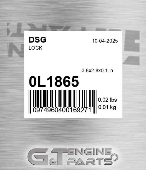 0L1865 Lock