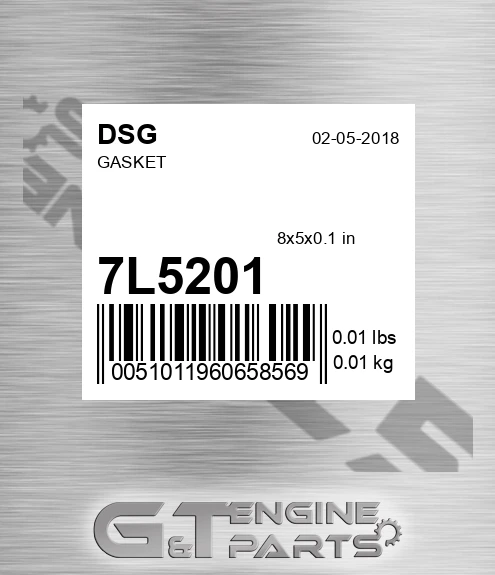 7L5201 Gasket