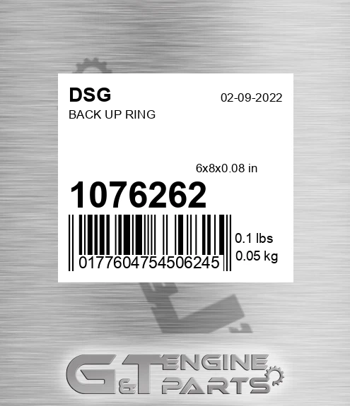 1076262 Back Up Ring