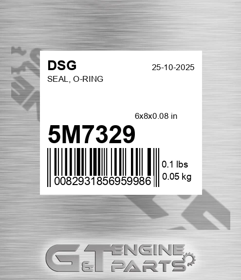 5M7329 Seal, O-ring