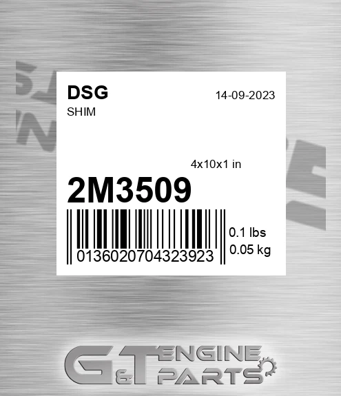 2M3509 DSG Shim