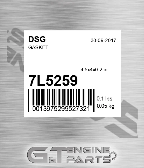 7L5259 Gasket