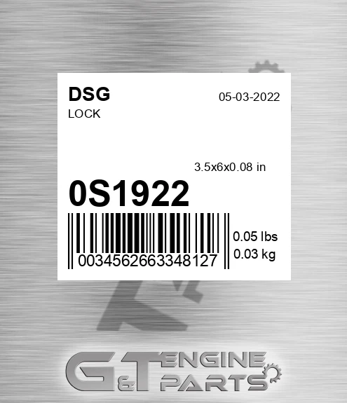 0S1922 DSG Lock